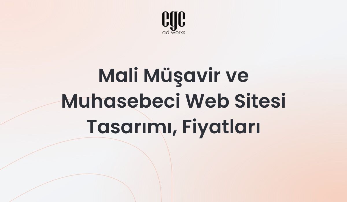 Mali müşavir web sitesi tasarım ve fiyatlandırma sürecini anlatan görsel